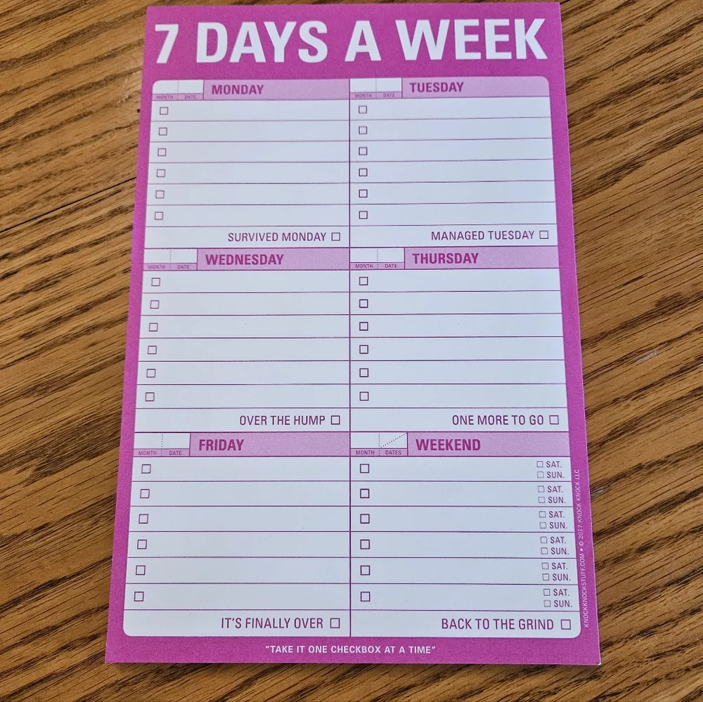 Weekly Organizer and Planners